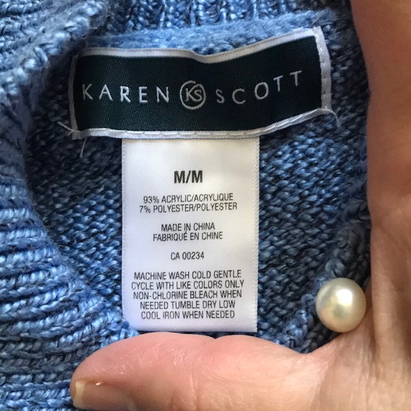 Karen Scott Sweater New - Picture 2 of 5